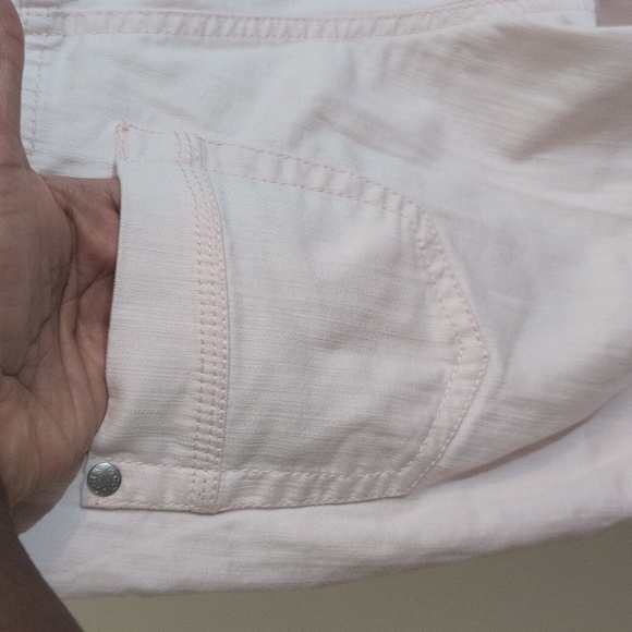 Jones & Co | Light Pink Women's Shorts Cotton Blend - Picture 6 of 14